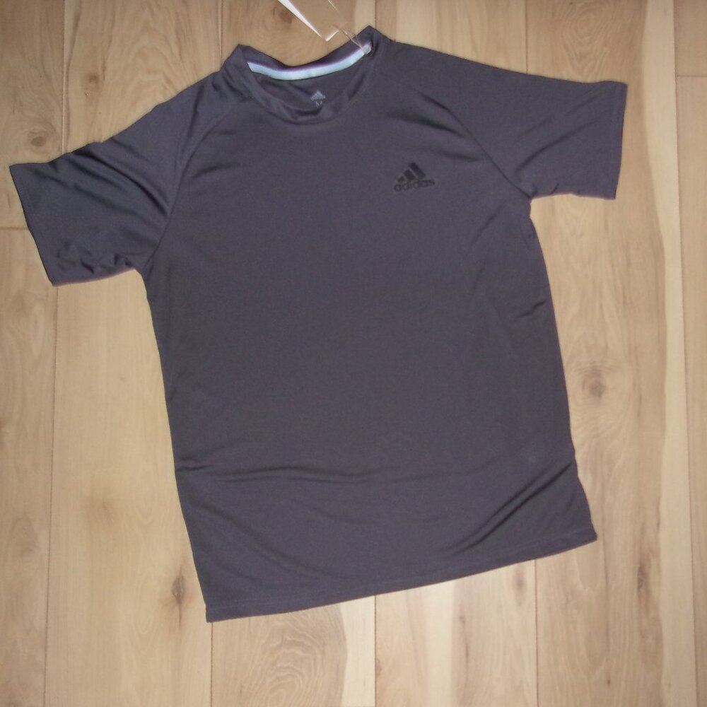 NEW Adidas mens size large tee shirt gray athletic tee